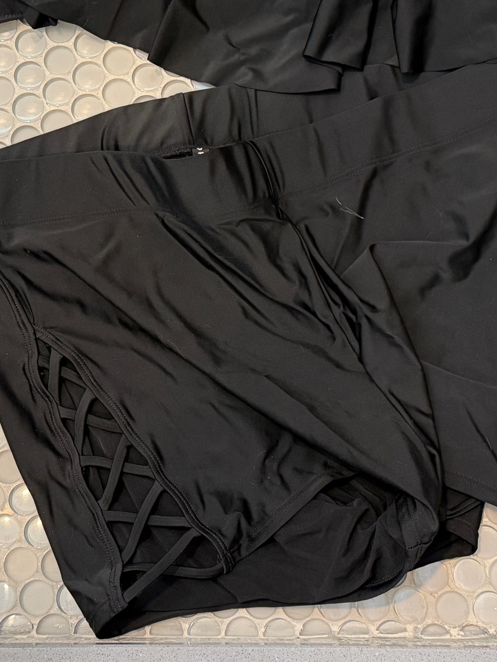 NWT - Women’s Black Swim Set - Swim Shorts and Two Tops - Picture 2 of 8